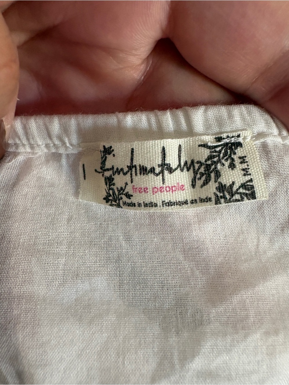 Intimately Free People Floral Embroidered Cami & Shorts Lounge Set Ivory - Picture 6 of 6